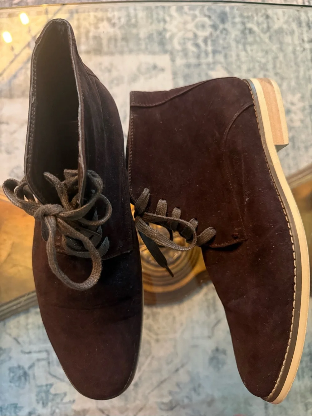 Men's Suede Chukka Boots in Dark Brown Classic Menswear Dark Academia 9